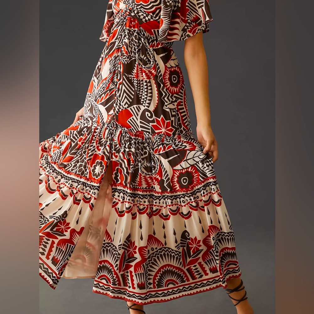 Anthropologie Tiered Maxi Dress - Picture 2 of 7